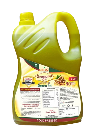 Cold-Pressed Groundnut Oil 5Ltr